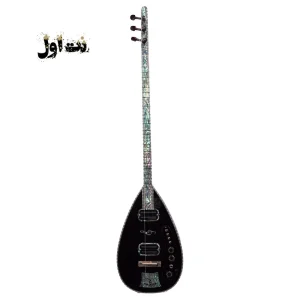 الکترو باغلاما چاکر ساز Çakır Saz مدل روکش آبنوس نمای روبرو